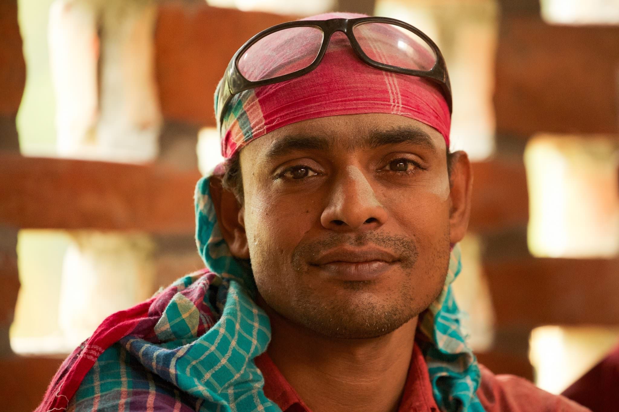 Worker on a construction site Bangladesh November 2015